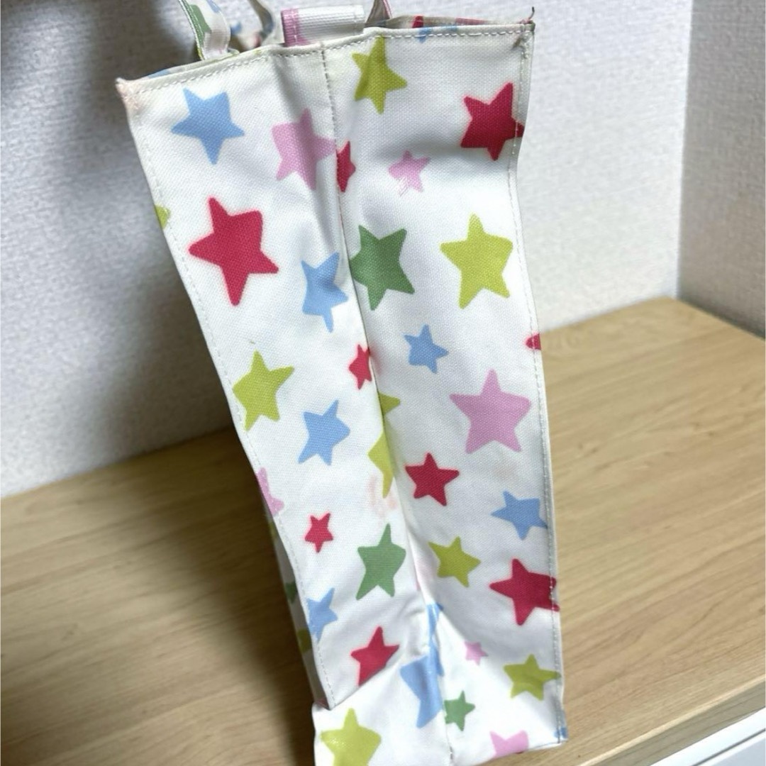 Cath Kidston(キャスキッドソン)の最終値下げ❣️CathKidston バッグ　ホワイト　星　スター レディースのバッグ(ハンドバッグ)の商品写真