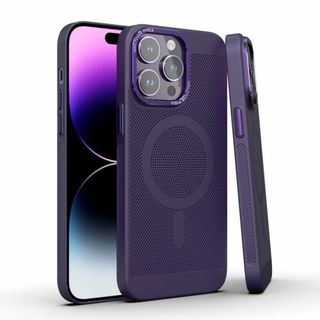 【色:purple_サイズ:iPhone 12/12 Pro Pro 用】Cas(その他)