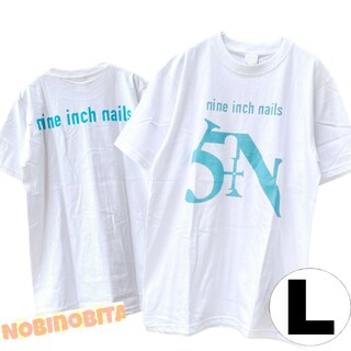 L/5Nティファニーカラー Nine inch nails  sin Tシャツ(Tシャツ/カットソー(半袖/袖なし))