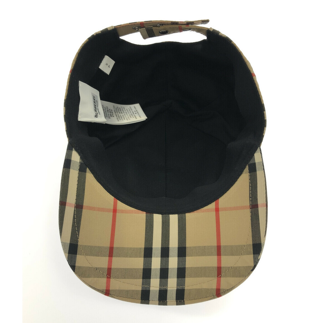 BURBERRY(バーバリー)のバーバリー ボタンキャップ バーバリーチェック柄 レディース S レディースの帽子(キャップ)の商品写真