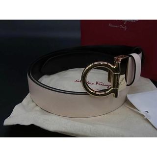 Salvatore Ferragamo - ■新品■未使用■ Salvatore Ferragamo フェラガモ レザー ガンチーニ リバーシブル ベルト ブラック系×ピンク系 FA7812 