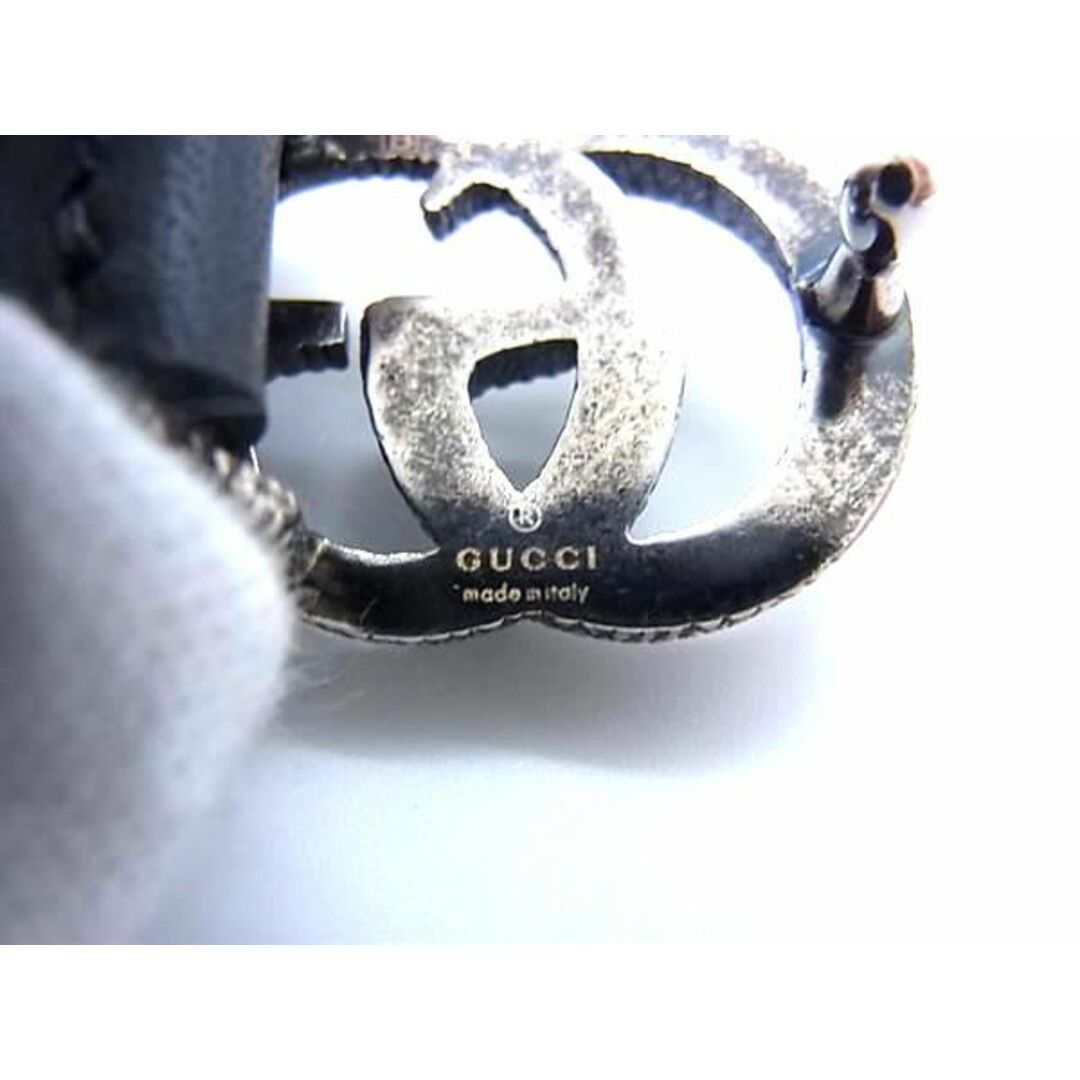 Gucci(グッチ)の■新品同様■ GUCCI グッチ GGマーモント レザー ブレスレット  アクセサリー レディース メンズ ブラック系 FA7781  レディースのアクセサリー(ブレスレット/バングル)の商品写真