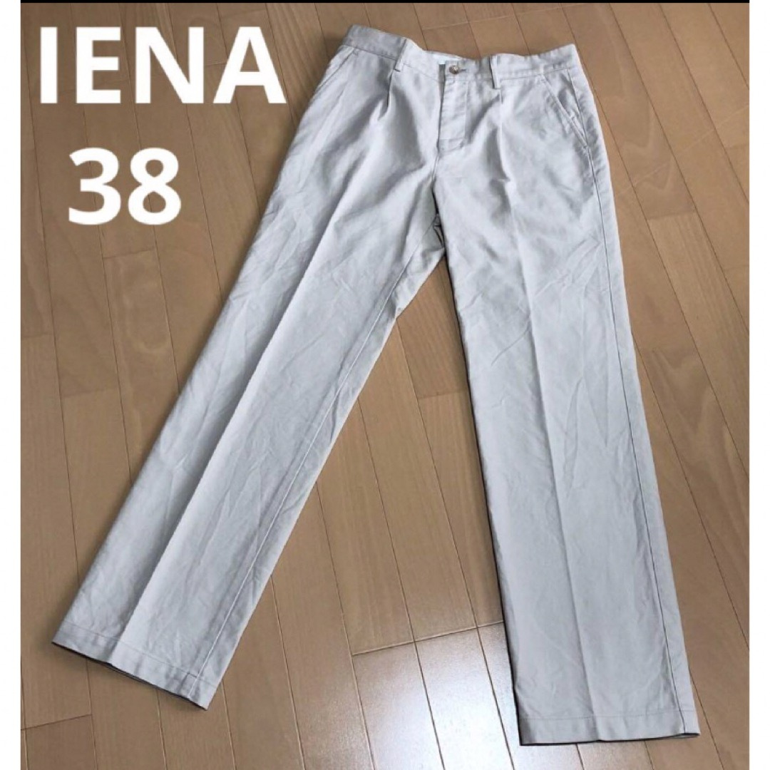 IENA(イエナ)のベイクルーズ　IENA オフホワイト　綿100% チノパンツ　日本製 レディースのパンツ(チノパン)の商品写真