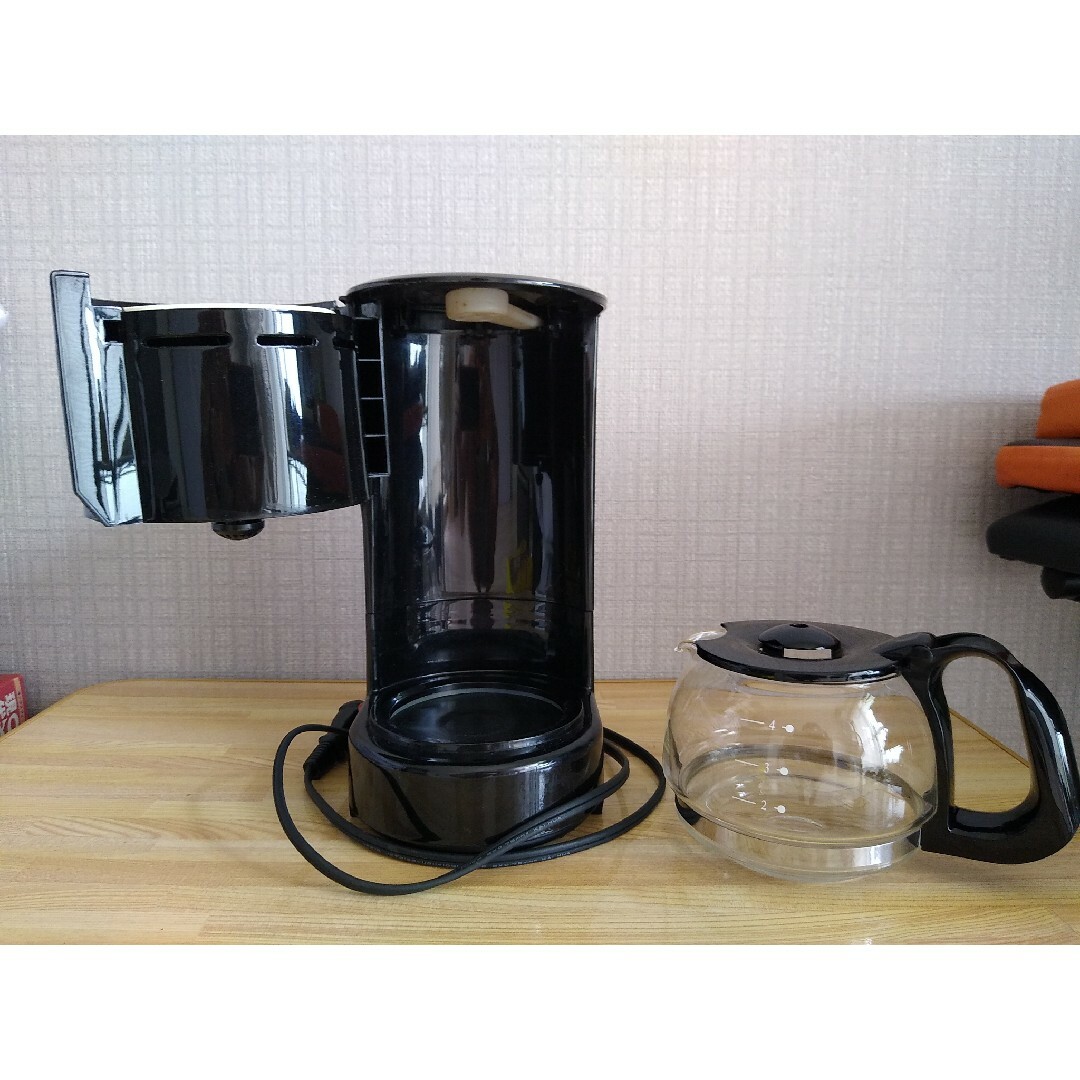 吉井電気 コーヒーメーカー ACD-36(K) スマホ/家電/カメラの調理家電(コーヒーメーカー)の商品写真