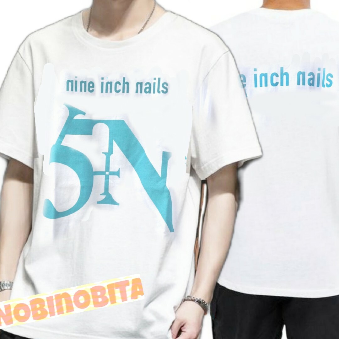 M/5Nティファニーカラー Nine inch nails   sin Tシャツ メンズのトップス(Tシャツ/カットソー(半袖/袖なし))の商品写真