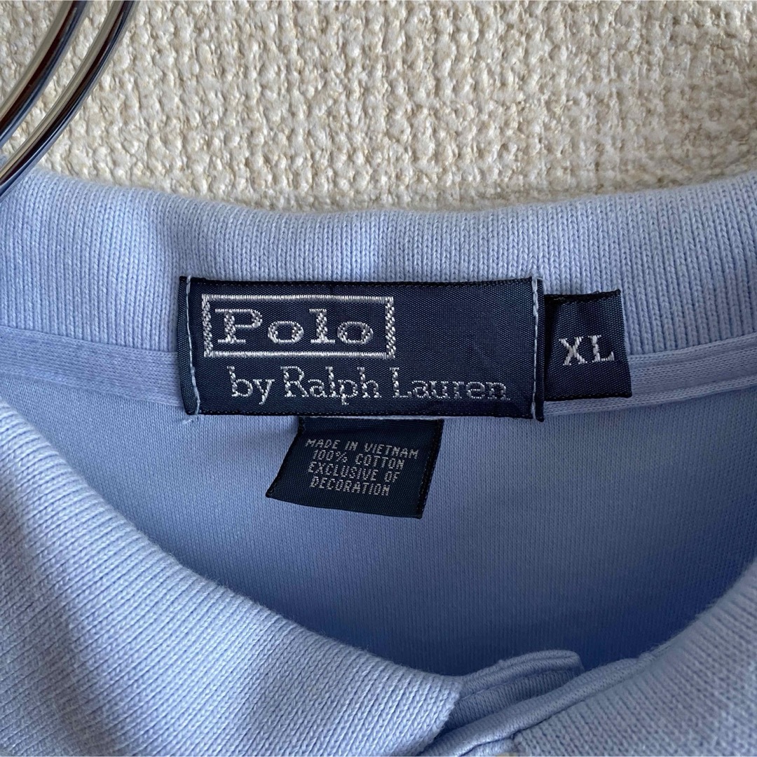 POLO RALPH LAUREN(ポロラルフローレン)のポロラルフローレン ポロシャツ 刺繍ロゴ XL メンズのトップス(ポロシャツ)の商品写真