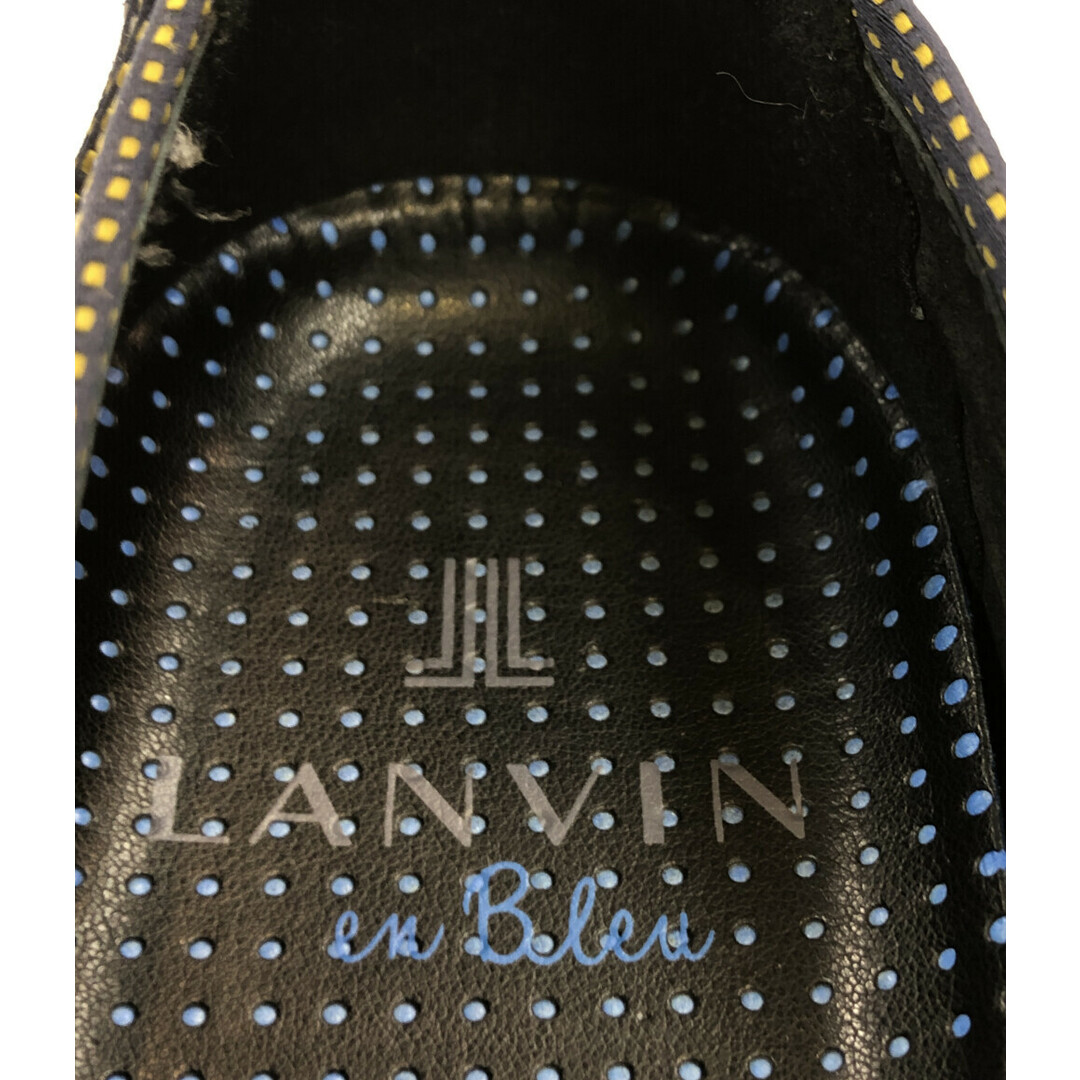 LANVIN en Bleu(ランバンオンブルー)のランバンオンブルー ローファー デッキシューズ レディース 24.5 レディースの靴/シューズ(ローファー/革靴)の商品写真