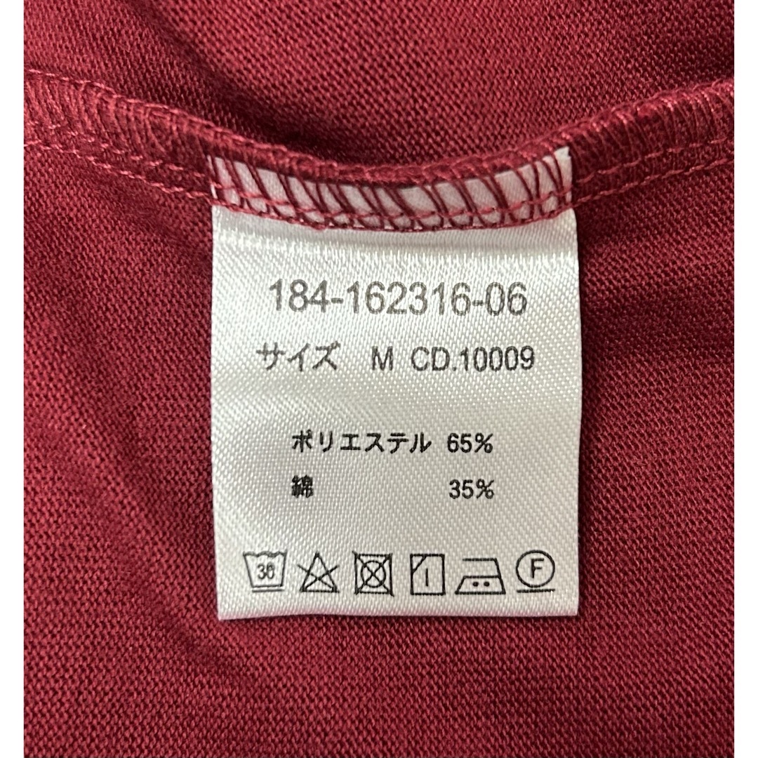 INGNI(イング)の新品 INGNI イング レディース ポケット付きロンT ボルドー Mサイズ レディースのトップス(Tシャツ(長袖/七分))の商品写真
