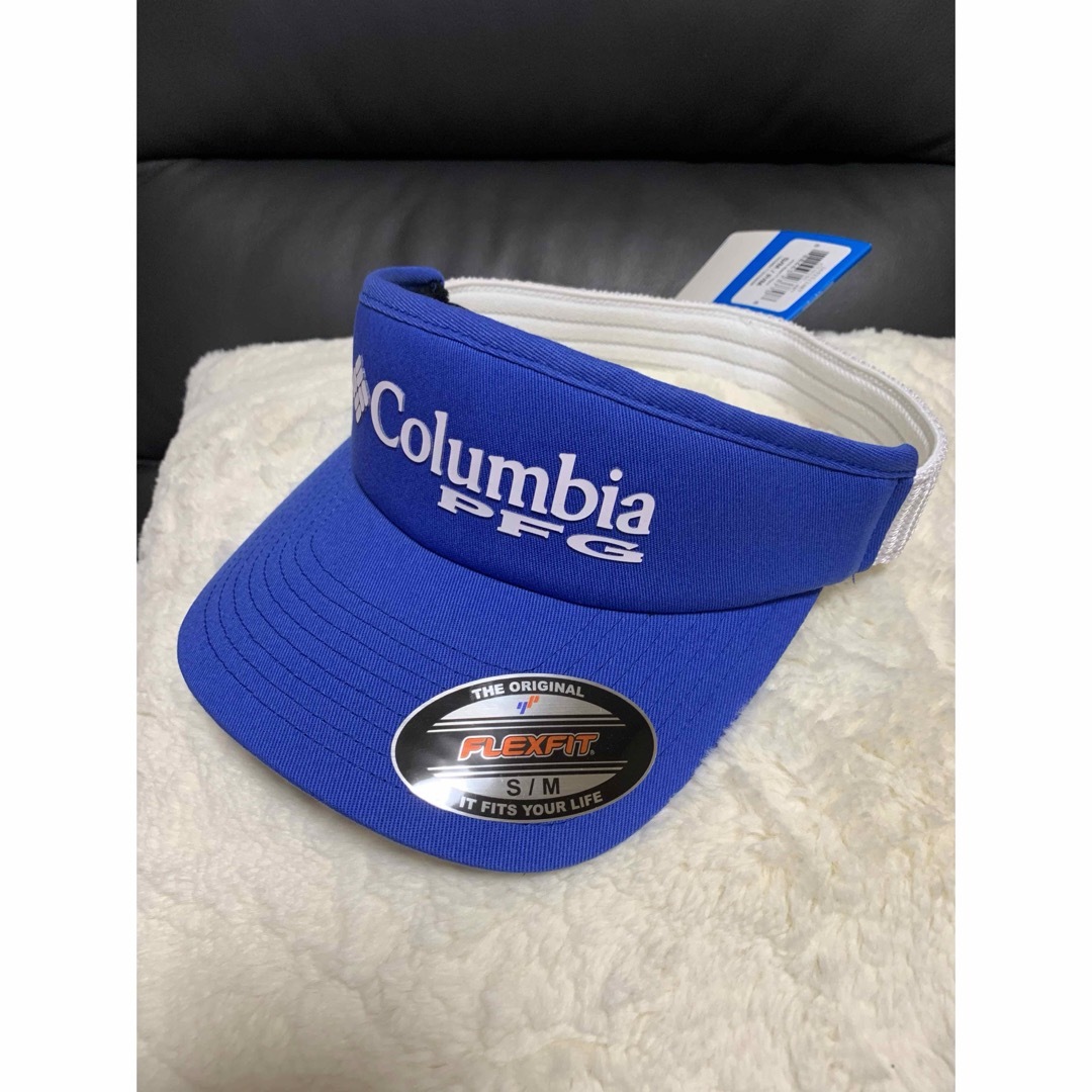 Columbia(コロンビア)の新品タグ付き Columbia コロンビア サンバイザー レディース・ジュニア キッズ/ベビー/マタニティのこども用ファッション小物(帽子)の商品写真