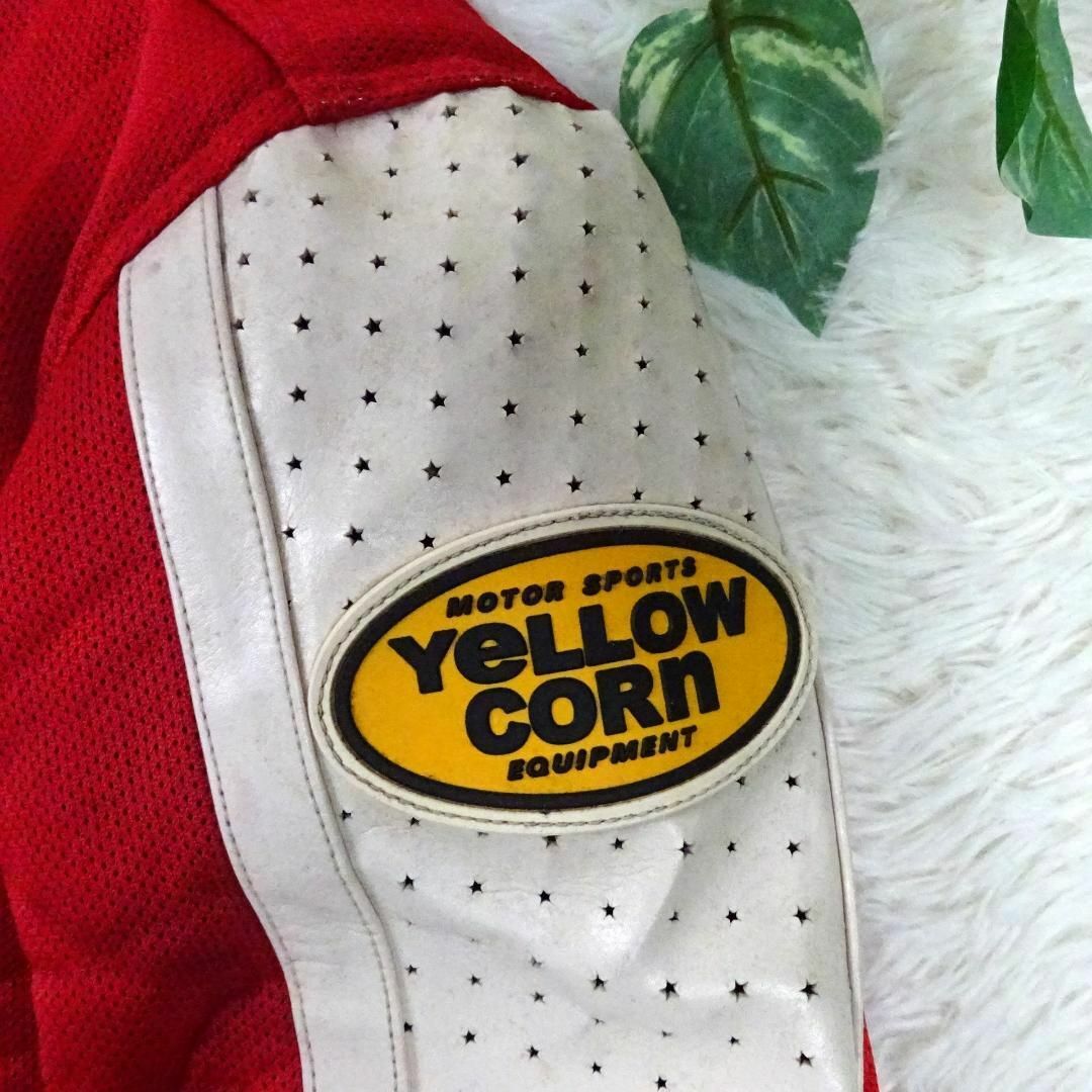 YeLLOW CORN(イエローコーン)のイエローコーン　ライダース　メッシュジャケット　肩・肘・背中パット付き　M 自動車/バイクのバイク(装備/装具)の商品写真