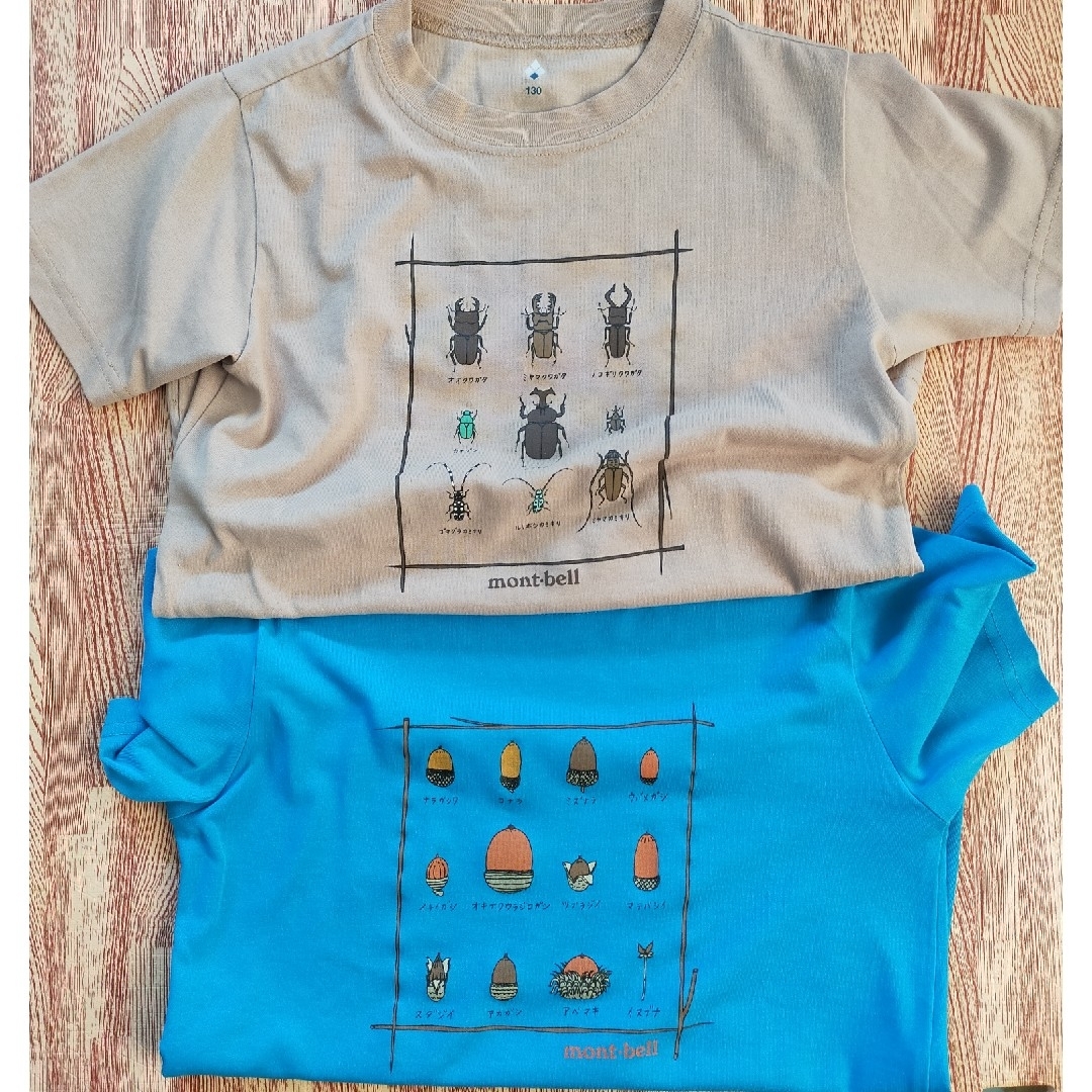 mont bell(モンベル)のモンベルTシャツ キッズ/ベビー/マタニティのキッズ服男の子用(90cm~)(Tシャツ/カットソー)の商品写真