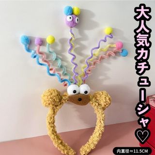 52【新品】韓国オルチャン カチューシャ ヘアアクセサリー カラフル 派手(カチューシャ)