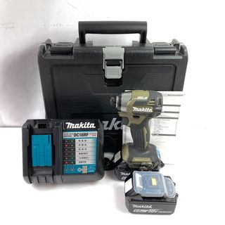 Makita - ＊＊MAKITA マキタ 18V 充電式インパクトドライバ (バッテリ2個・充電器・ケース付） TD173D オリーブ