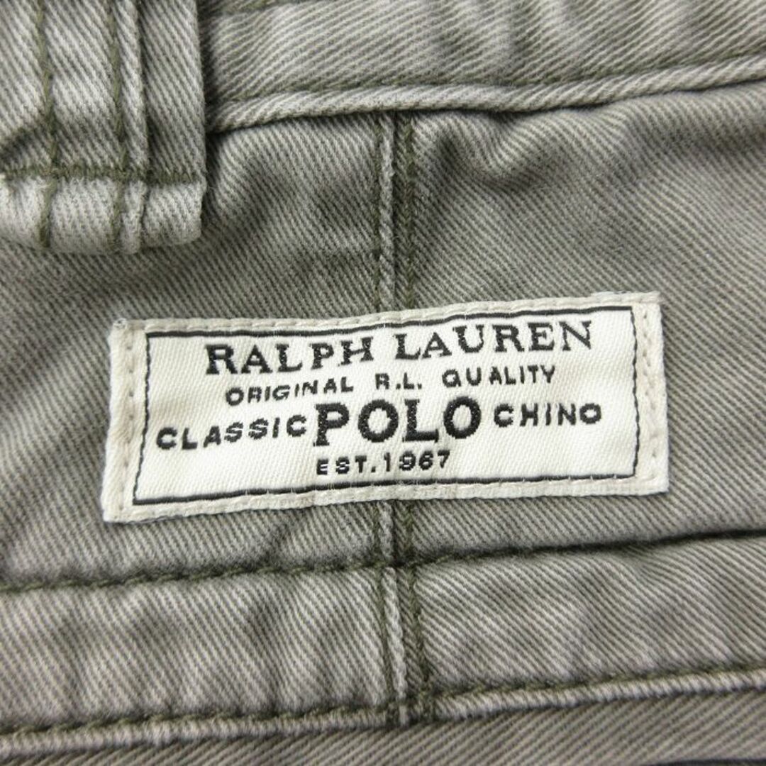 Ralph Lauren(ラルフローレン)のW39★古着 ラルフローレン Ralph Lauren ブランド ショート カーゴ パンツ ショーツ メンズ 90年代 90s コットン グレー系 24may10 中古 ボトムス 短パン ショーパン メンズのパンツ(ワークパンツ/カーゴパンツ)の商品写真