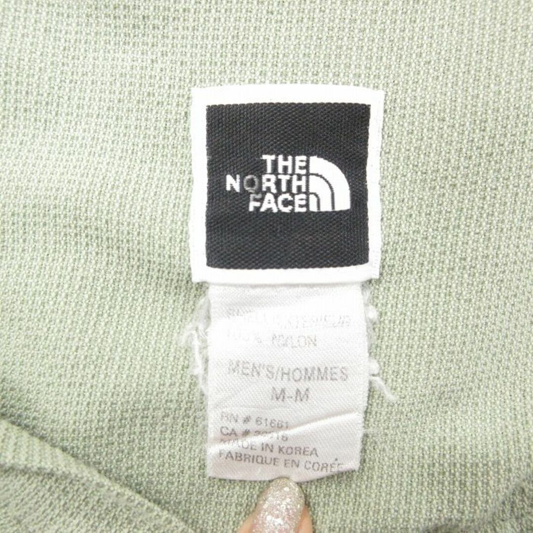 North Face(ノースフェイス)のL★古着 ノースフェイス THE NORTH FACE 半袖 シャツ メンズ 00年代 00s ワンポイントロゴ 薄緑 グリーン 24may10 中古 トップス メンズのトップス(シャツ)の商品写真