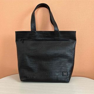 ポーター(PORTER)の希少 HEAD PORTER クロコ レザー トートバッグ CROCO(トートバッグ)