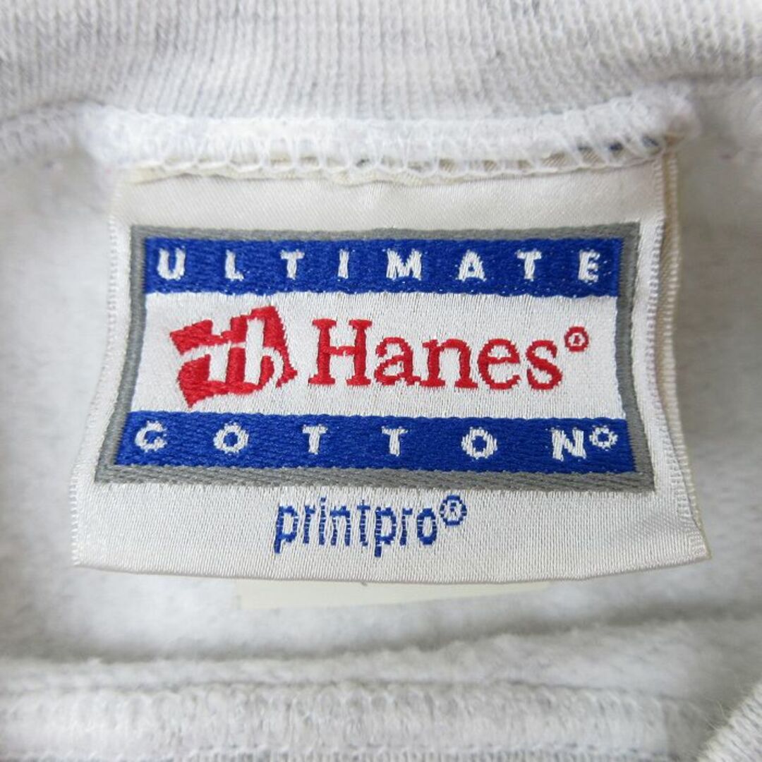 Hanes(ヘインズ)のXL★古着 ヘインズ Hanes 長袖 スウェット メンズ 00年代 00s コロラド 大きいサイズ クルーネック 薄グレー 霜降り 24may10 中古 スエット トレーナー トップス メンズのトップス(パーカー)の商品写真