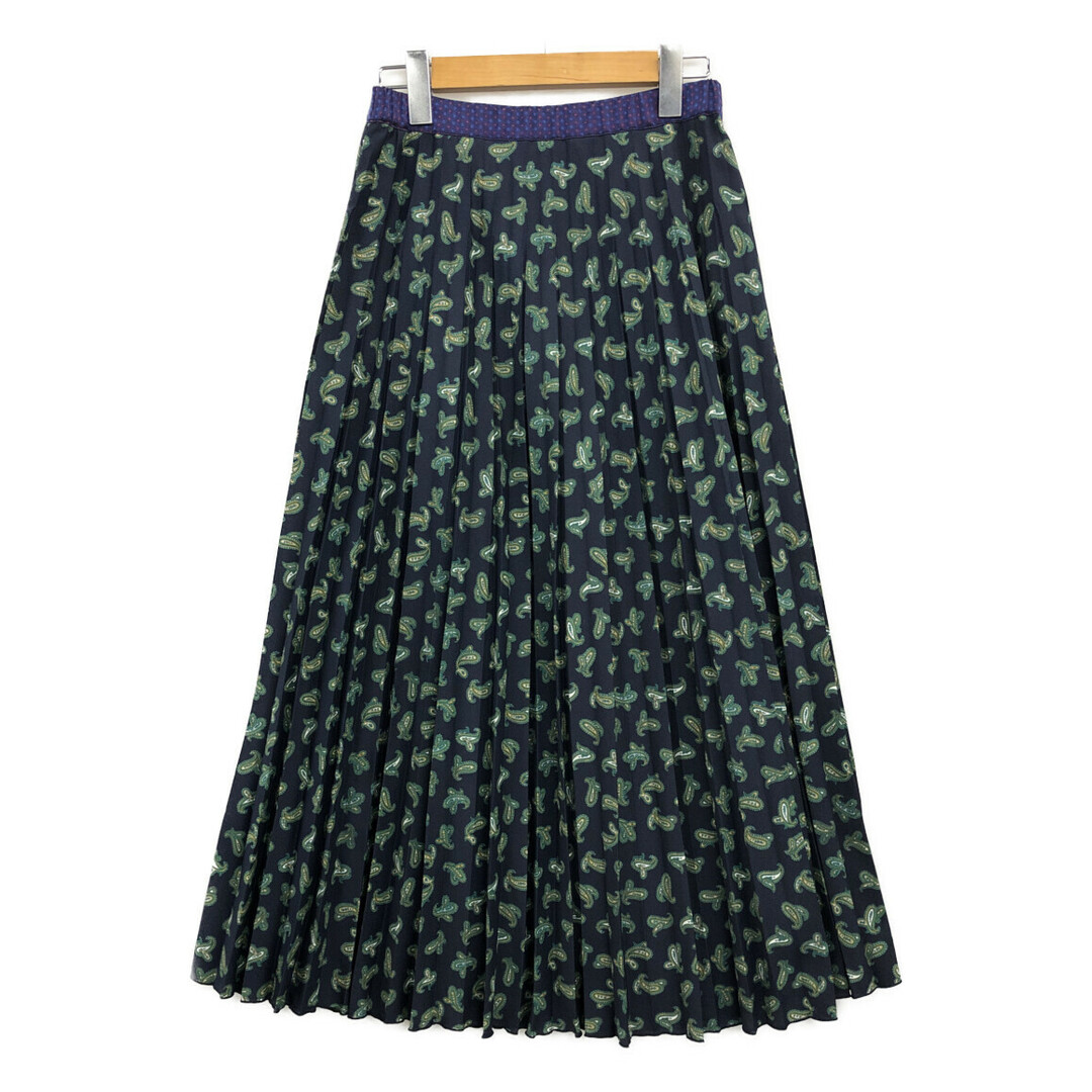 UNITED ARROWS(ユナイテッドアローズ)の美品 ユナイテッドアローズ ペイズリー柄 プリーツスカート レディース 38 レディースのスカート(その他)の商品写真