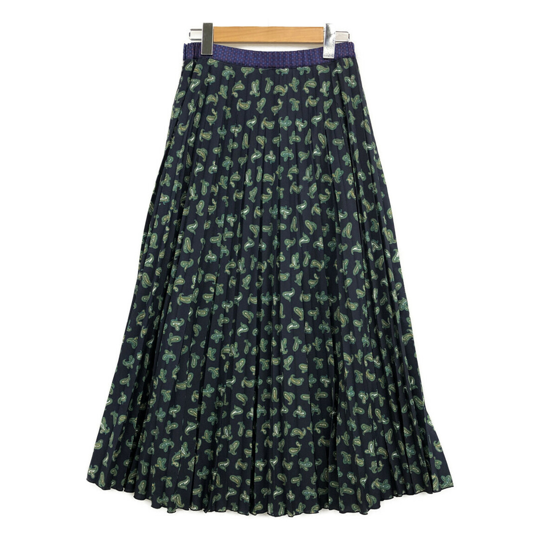 UNITED ARROWS(ユナイテッドアローズ)の美品 ユナイテッドアローズ ペイズリー柄 プリーツスカート レディース 38 レディースのスカート(その他)の商品写真