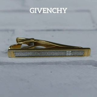 ジバンシィ(GIVENCHY)の【匿名配送】ジバンシー タイピン ゴールド ロゴ シンプル 4(ネクタイピン)