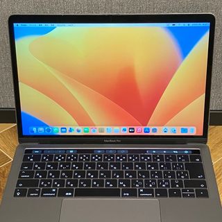 アップル(Apple)のMacBookPro 13インチ 2017 タッチバー サンダーボルト3×4(ノートPC)