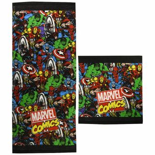 色:ゴーイングヒーローズ丸眞 フェイスタオル MARVEL コミック WT (タオル/バス用品)