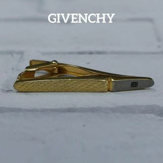 ジバンシィ(GIVENCHY)の【匿名配送】ジバンシー タイピン ゴールド ロゴ シンプル 3(ネクタイピン)