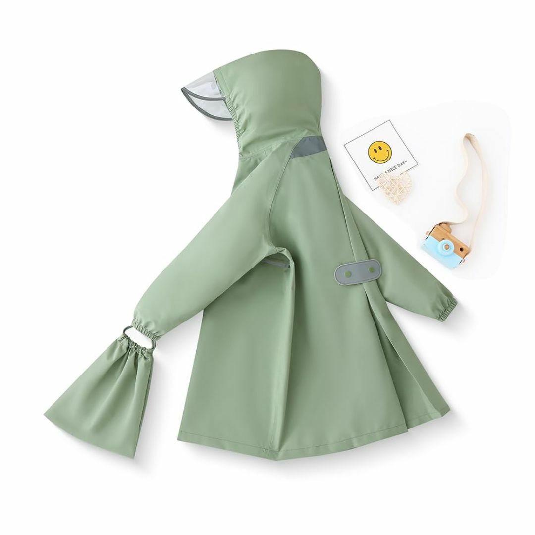 Yolrky キッズ レインコート 女の子 男の子 ランドセル 子供 レインウエ キッズ/ベビー/マタニティのベビー服(~85cm)(その他)の商品写真