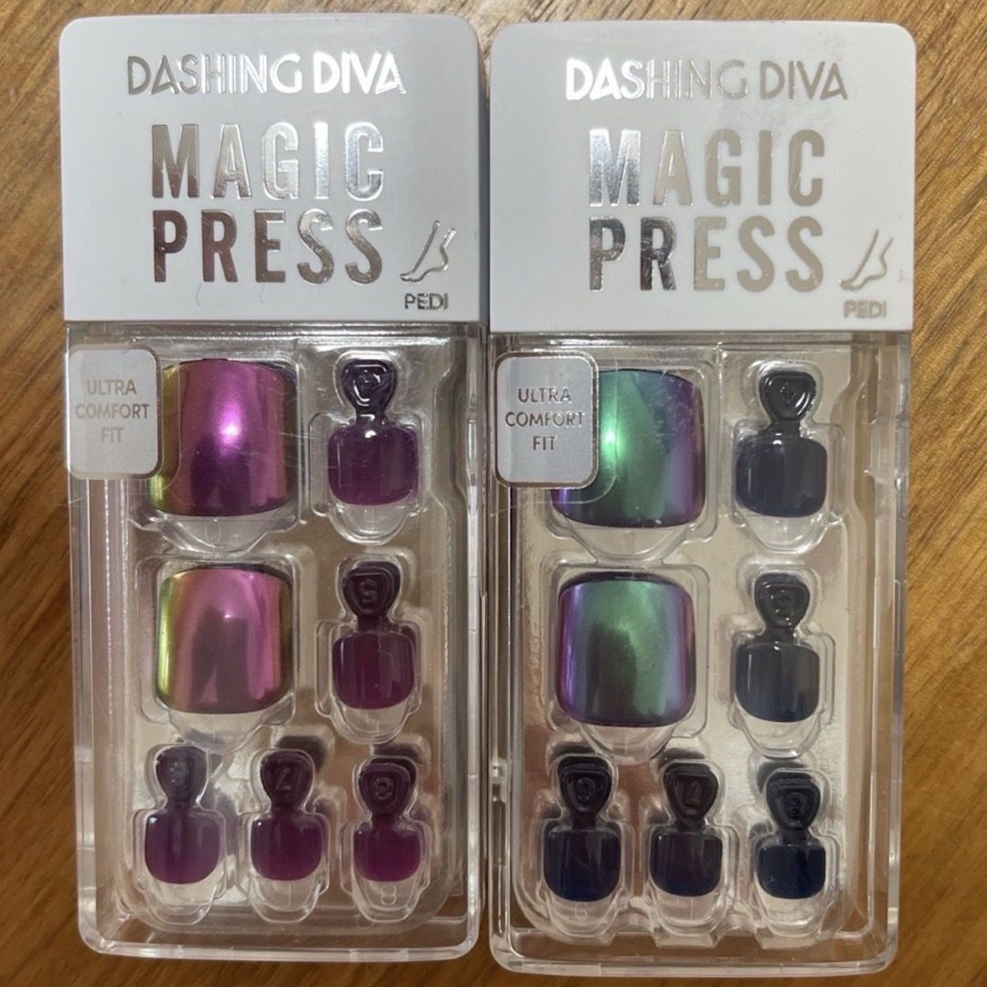 DASHING DIVA(ダッシングディバ)のダッシングディバ　マジックプレス　つけ爪　ネイルチップ　フット　ペディキュア コスメ/美容のネイル(つけ爪/ネイルチップ)の商品写真