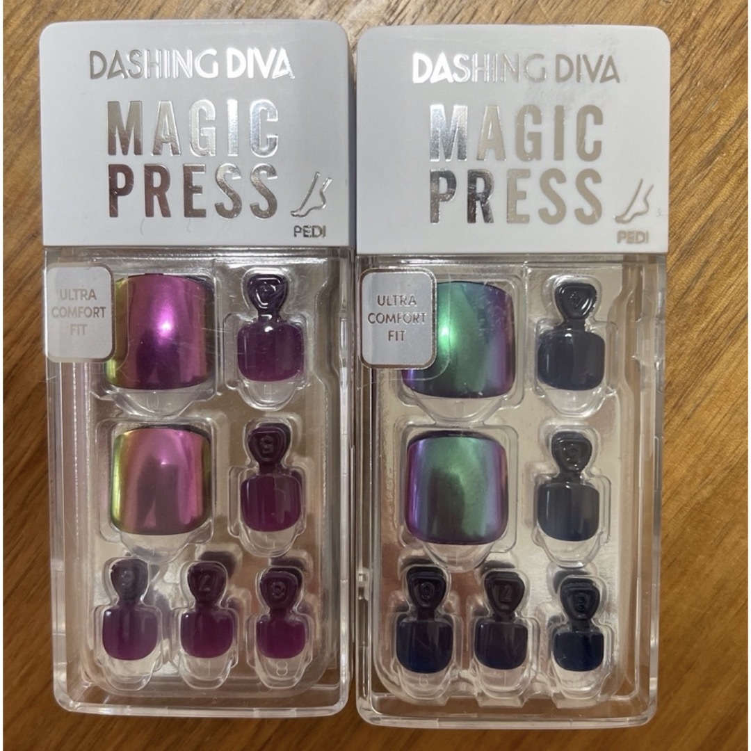 DASHING DIVA(ダッシングディバ)のダッシングディバ　マジックプレス　ネイルチップ　付け爪　フット　ペディキュア コスメ/美容のネイル(つけ爪/ネイルチップ)の商品写真