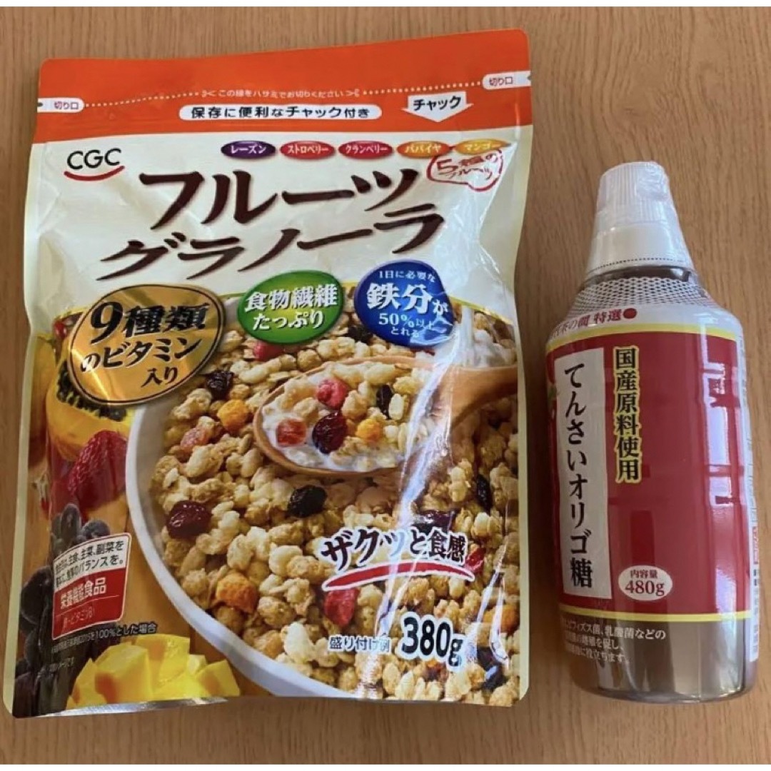 フルーツグラノーラ　オリゴ糖　セット 食品/飲料/酒の食品/飲料/酒 その他(その他)の商品写真