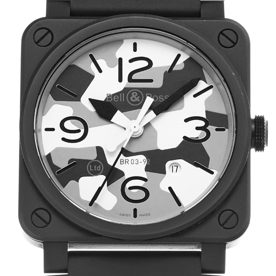 Bell & Ross(ベルアンドロス)の中古 ベル＆ロス Bell & Ross BR0392-CG-CE/SCA ホワイトグレーカモフラージュ メンズ 腕時計 メンズの時計(腕時計(アナログ))の商品写真