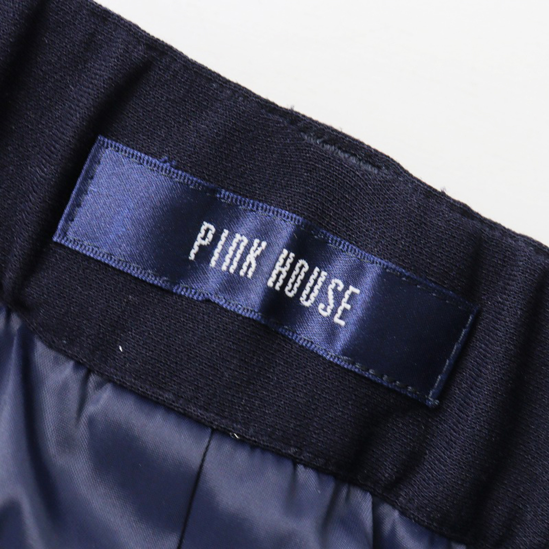 PINK HOUSE(ピンクハウス)の未使用 ピンクハウス PINK HOUSE ピコフリルデザイン ストレッチ 上下 セットアップ 4(L)/ネイビー ジャケット スカート【2400013853255】 レディースのレディース その他(セット/コーデ)の商品写真