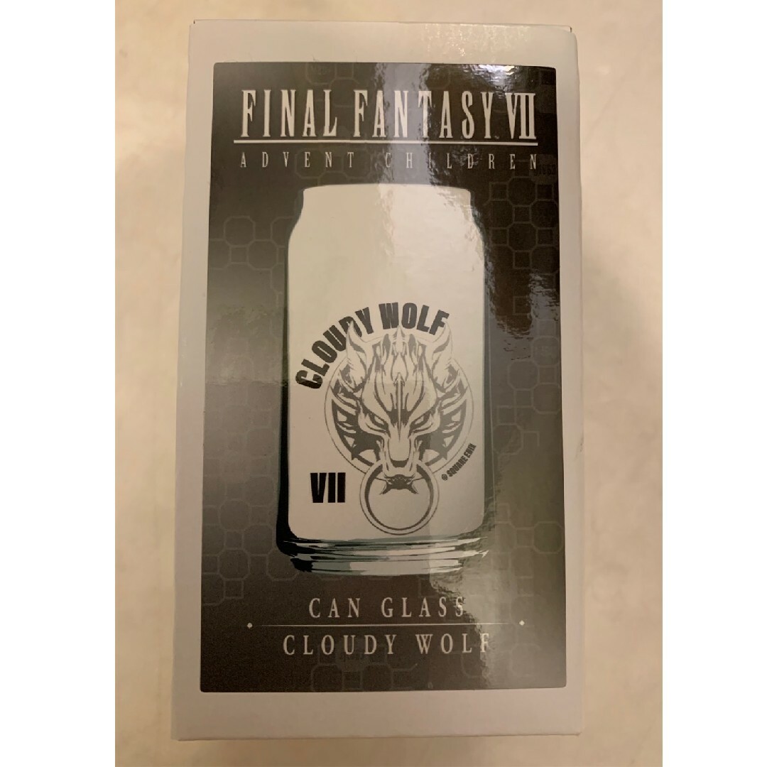 ファイナルファンタジーVII  缶型　グラス クラウディウルフ エンタメ/ホビーのアニメグッズ(その他)の商品写真