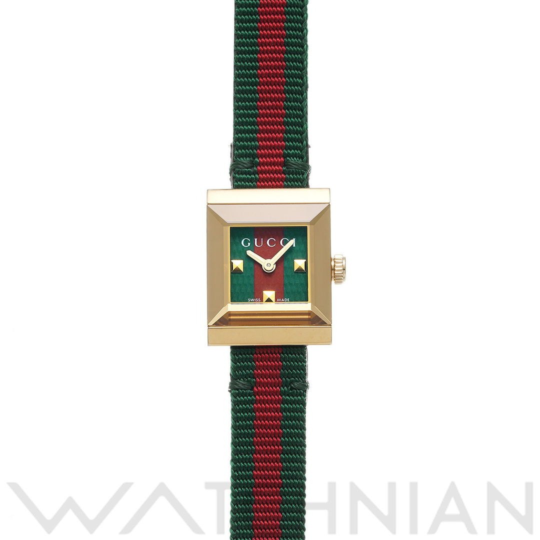 Gucci(グッチ)の中古 グッチ GUCCI YA128527 グリーン /レッド レディース 腕時計 レディースのファッション小物(腕時計)の商品写真