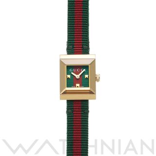 グッチ(Gucci)の中古 グッチ GUCCI YA128527 グリーン /レッド レディース 腕時計(腕時計)