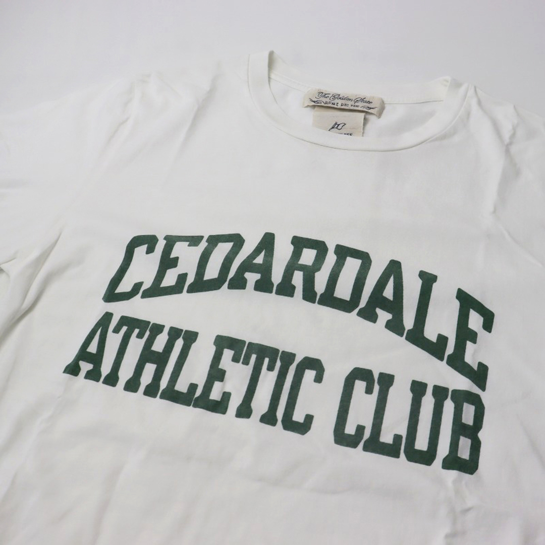 DEUXIEME CLASSE(ドゥーズィエムクラス)のドゥーズィエムクラス Deuxieme classe REMI RELIEF レミレリーフ CEDARDALE Tシャツ L/ホワイト ロゴ カットソー【2400013859479】 レディースのトップス(Tシャツ(半袖/袖なし))の商品写真