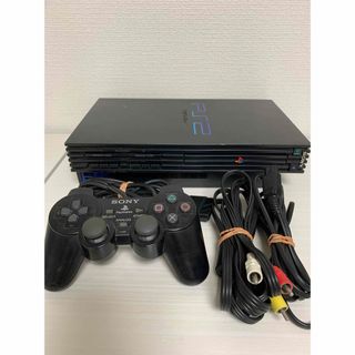 プレイステーション2(PlayStation2)のSONY PS2 プレステ2 プレイステーション2 SCPH-18000 黒(家庭用ゲーム機本体)