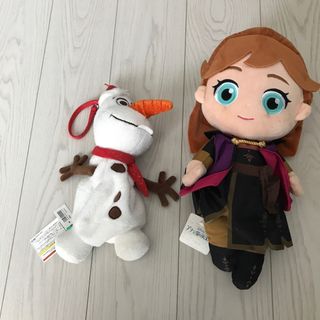 アナと雪の女王 - 新品未使用アナ雪メガジャンボぬいぐるみオラフぬいぐるみポーチバッグTDL