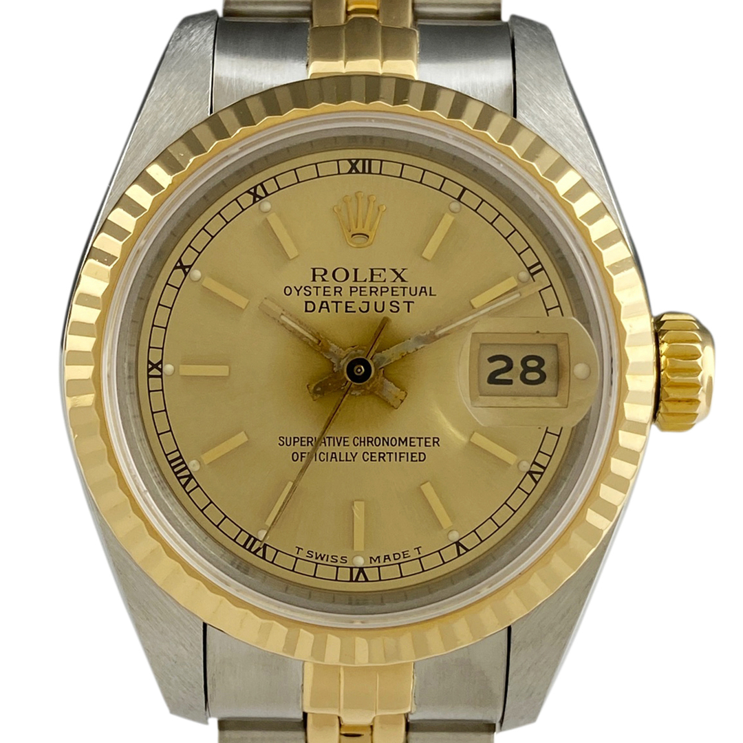 ROLEX(ロレックス)のロレックス デイトジャスト 69173 自動巻き レディース 【中古】 レディースのファッション小物(腕時計)の商品写真