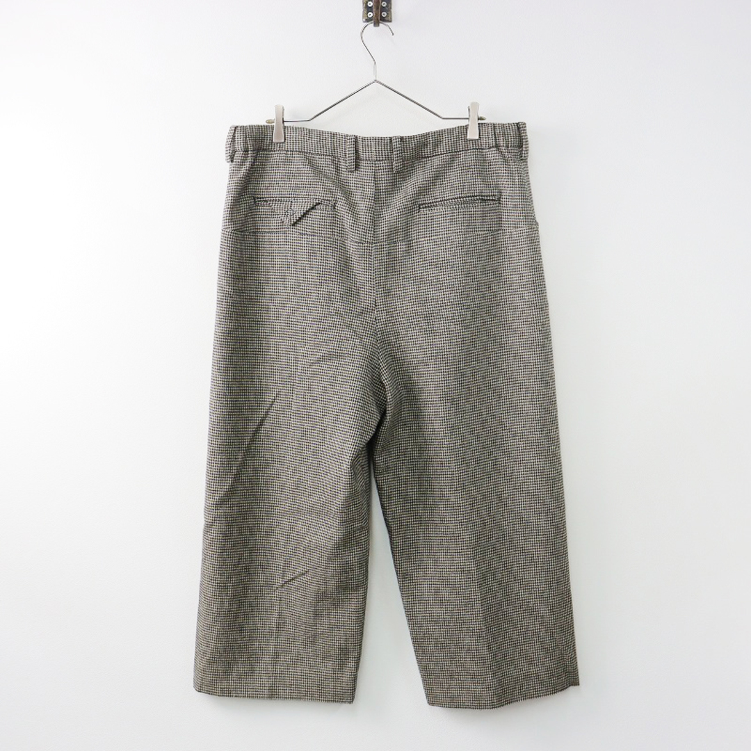 SUNSEA(サンシー)の美品 定価51700円 2022AW サンシー SUNSEA MIX 千鳥 WIDE PANTS 格子柄シルクウールワイドパンツ 3【2400013855099】 レディースのパンツ(カジュアルパンツ)の商品写真