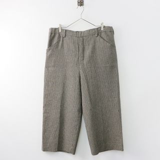 サンシー(SUNSEA)の美品 定価51700円 2022AW サンシー SUNSEA MIX 千鳥 WIDE PANTS 格子柄シルクウールワイドパンツ 3【2400013855099】(カジュアルパンツ)