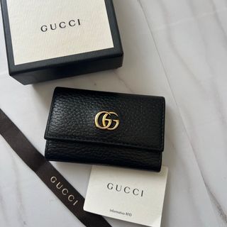 グッチ(Gucci)の385 美品 GUCCI グッチ キーケース マーモント(キーケース)