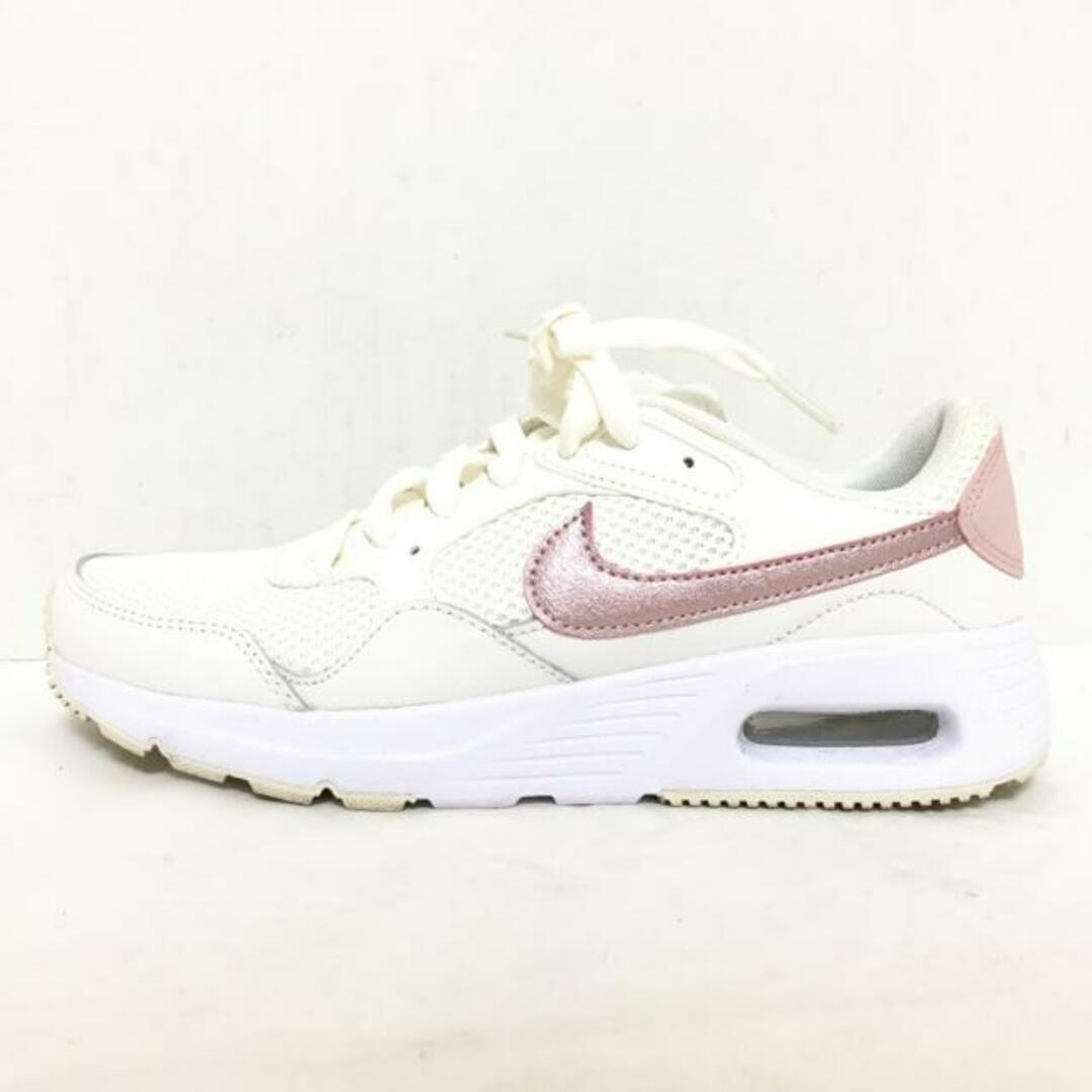 NIKE(ナイキ)のNIKE(ナイキ) スニーカー 23 レディース エア マックス SC DV6842-100 白×ピンク 化学繊維×合皮 レディースの靴/シューズ(スニーカー)の商品写真