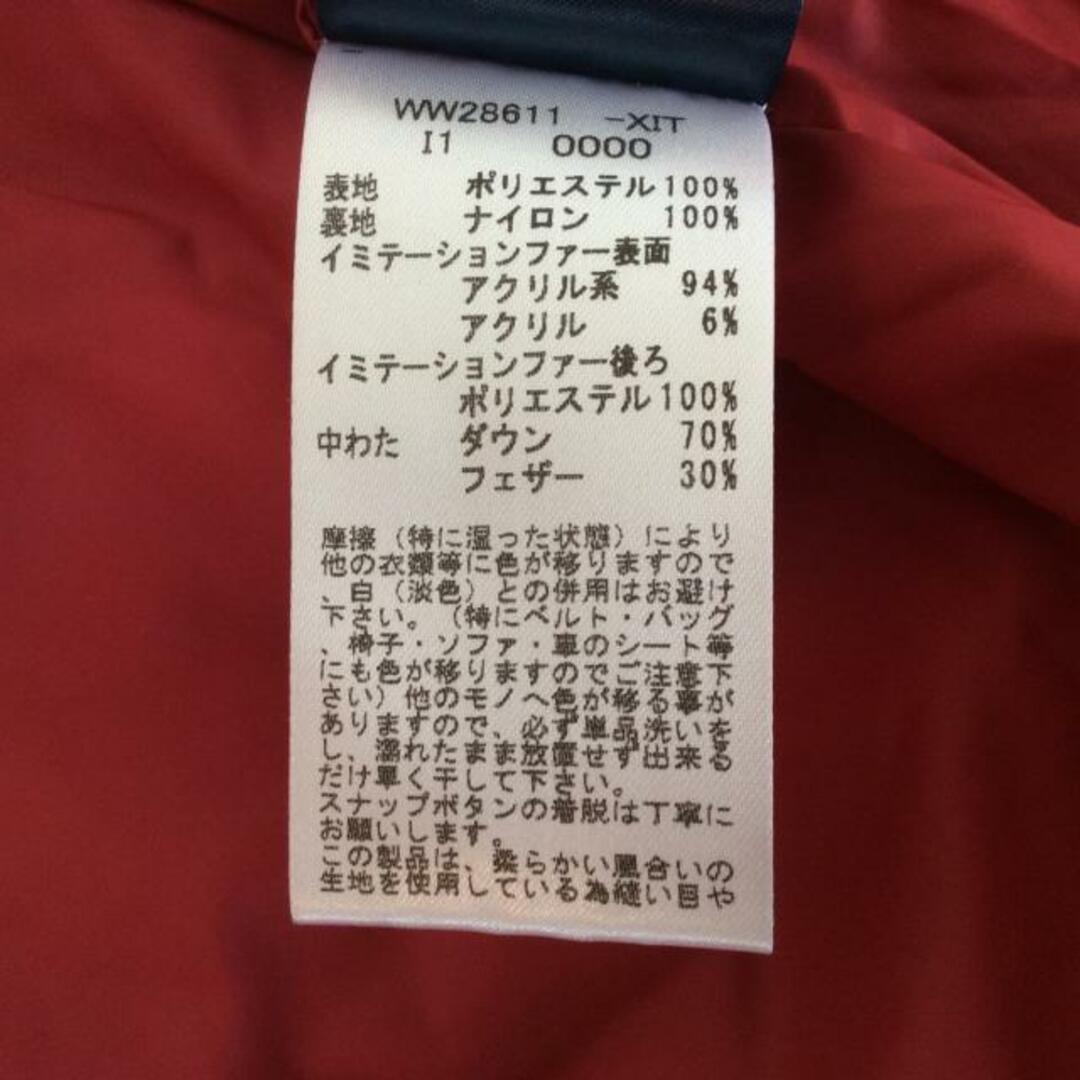 TOMMY HILFIGER(トミーヒルフィガー)のTOMMY HILFIGER(トミーヒルフィガー) ダウンコート サイズXS レディース - レッド 長袖/冬 レディースのジャケット/アウター(ダウンコート)の商品写真