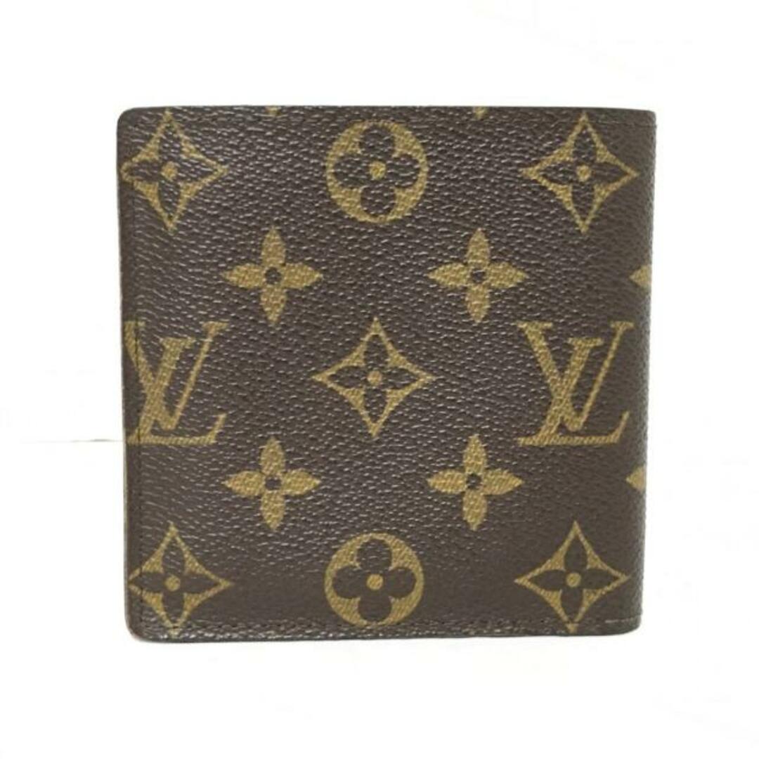 LOUIS VUITTON(ルイヴィトン)のLOUIS VUITTON(ルイヴィトン) 2つ折り財布 モノグラム ポルトビエカルトクレディモネ M61665 - モノグラム・キャンバス ×クロスグレインレザー レディースのファッション小物(財布)の商品写真