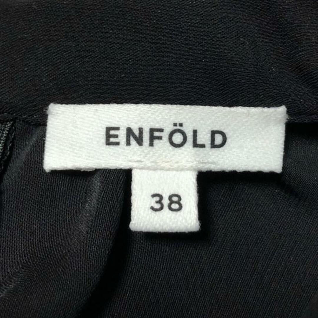 ENFOLD(エンフォルド)のENFOLD(エンフォルド) ワンピース サイズ38 M レディース美品  - 黒 長袖/マキシ丈 レディースのワンピース(その他)の商品写真