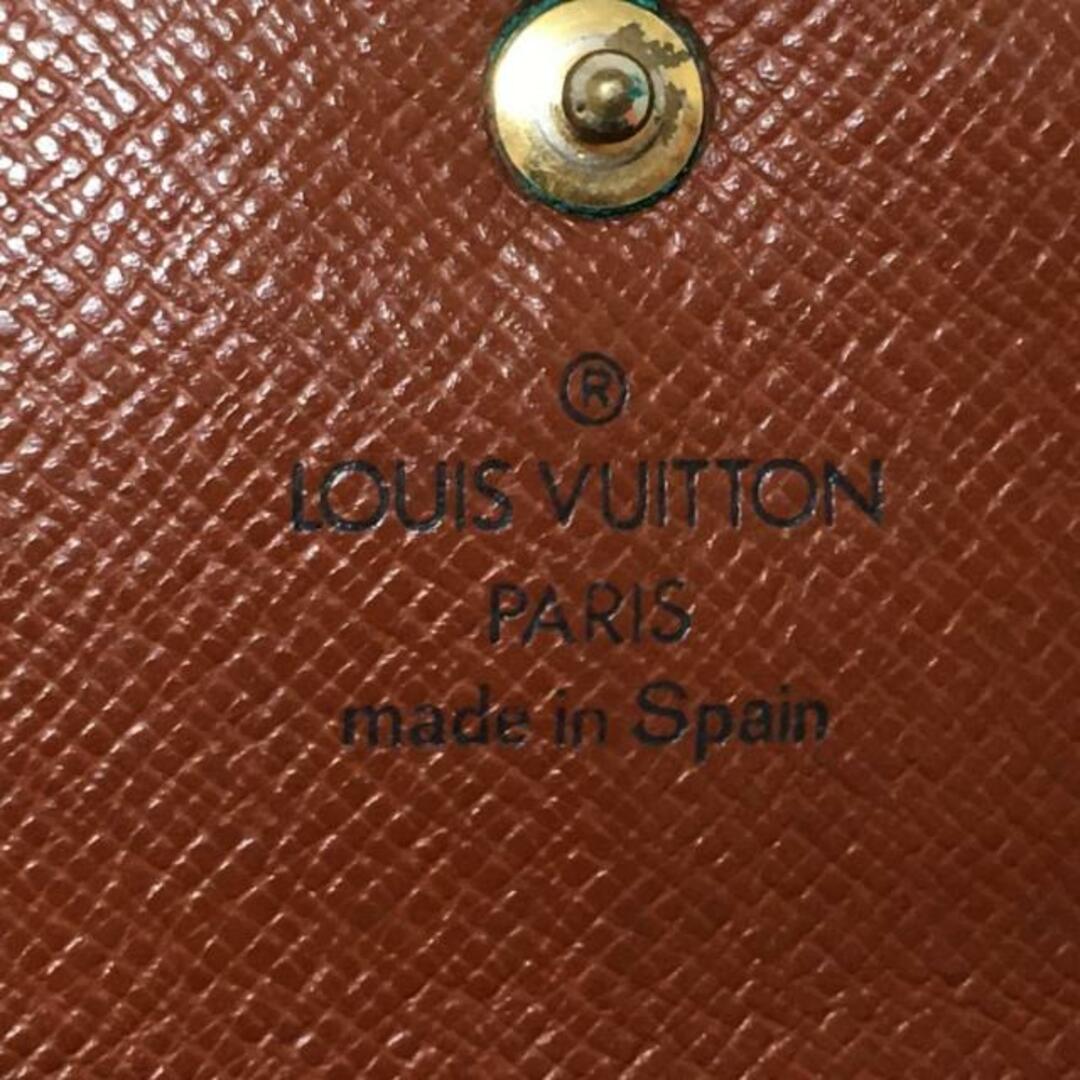 LOUIS VUITTON(ルイヴィトン)のLOUIS VUITTON(ルイヴィトン) 2つ折り財布 モノグラム ポルトモネジップ M61735 - ■外側　⇒　モノグラム・キャンバス ■内側　⇒　クロスグレインレザー レディースのファッション小物(財布)の商品写真