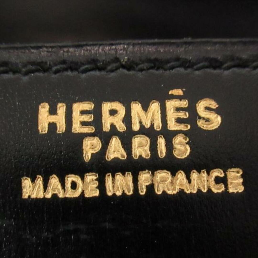 Hermes(エルメス)のHERMES(エルメス) ショルダーバッグ ソローニュ 黒 ゴールド金具/ ヴィンテージ ボックスカーフ レディースのバッグ(ショルダーバッグ)の商品写真