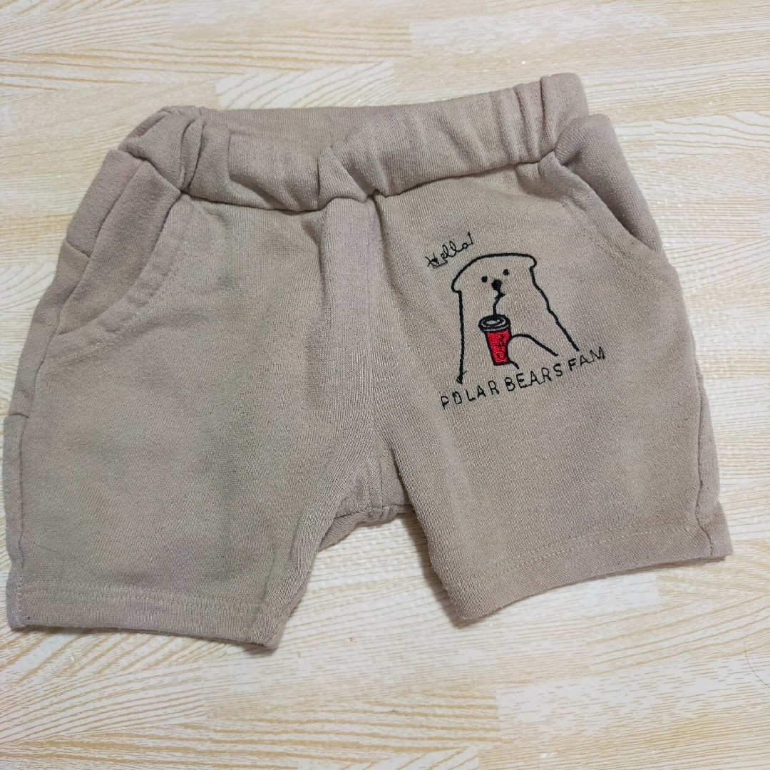 ベビー　パンツ　ズボン　80 90 4着セット　短パン　ショートパンツ キッズ/ベビー/マタニティのベビー服(~85cm)(パンツ)の商品写真